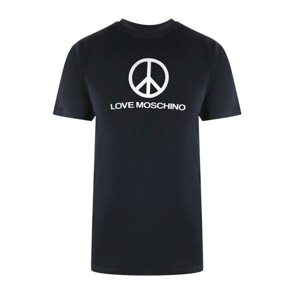 Love Moschino Mens Peace Symbol T-Shirt / Black